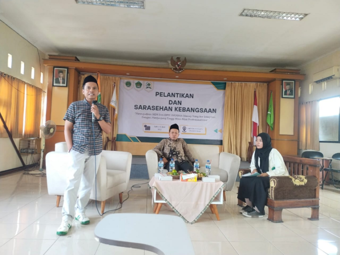 pelantikan bem dan dpm unugha
